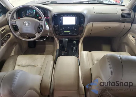 2001 Toyota Land Cruiser z USA, uszkodzony, nr VIN JTEHT05J612016717